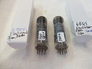 Radio tubes Two 6BQ5/EL84 Fleetwood 5600 and Electrohome 5850 new 5800 - Bild 1 von 2