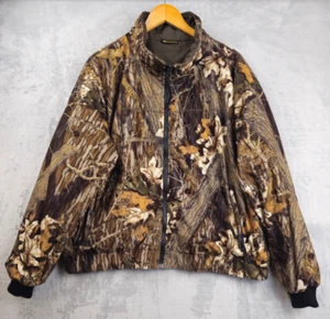 Browning Xchange System Camo Bomber Jacket Men's XL Mossy Oak Break Up Hunting - Picture 1 of 7