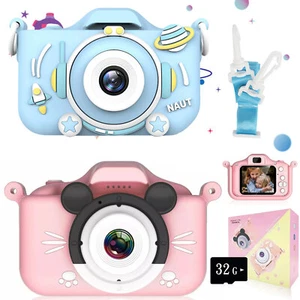 Mini Digital Children Camera HD 1080P LCD Camera Toy Kids Gift + 32G TF Card AU - Picture 1 of 15