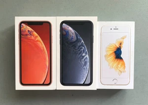 iPhone Box Konvolut nur drei iPhone Boxen, Xs und 6s; OHNE Zubehör - Bild 1 von 2