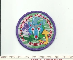 CK SCOUT INTERNATIONAL VENEZUELA2010 PAXTU REGIONAL ANZOATEGUI WOLF PATCH BADGE - Picture 1 of 1
