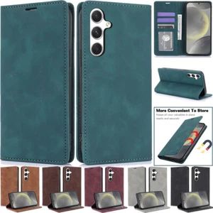 For Samsung A55 5G A35 A15 A05S A72 A52 A42 A71 A51 Leather Wallet Case Cover - Picture 1 of 57