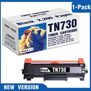 TN730 Toner Cartridge 1 Pack Replacement for Brother MFC-L2710DW HL-L2370DW - Picture 1 of 6