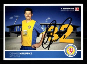 Dennis Kruppke Autogrammkarte Eintracht Braunschweig 2014-15 Original +A 188669 - Imagen 1 de 2