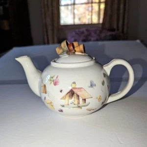 Vintage Marjolein Bastin Naturen Skizzenbuch Porzellan Teekanne Punze Gartenarbeit Kannen - Bild 1 von 10