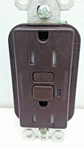 Pass Seymour 1595TR Tamper Resistant Self Testing GFCI BROWN FREE SHIPPING b - Picture 1 of 4