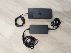 Dell K20A001 USB-C Docking Station W/ LA180PM180 180W AC Power Adapter - Picture 1 of 8