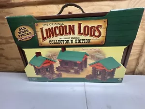 Lincoln Log Set - Collectors Edition with Wood Case - Picture 1 of 15
