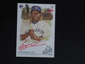 2019 Topps Allen & Ginter Vladimir Guerrero Jr RC Red AUTO Autograph #10/10 NMMT - Bild 1 von 2