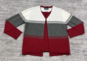 Sag Harbor Sweater Womens Medium Multicolor Layered Cardigan Acrylic - Picture 1 of 11