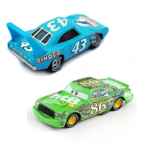 NEW 1-2Pcs Disneys Pixar #86 Green Chick Hicks #43 King Cars 1:55 Diecast - Picture 1 of 15