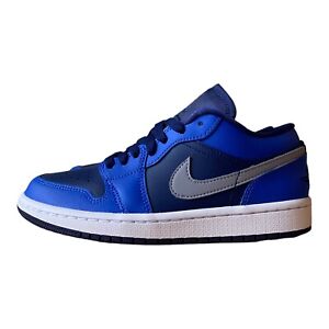 Air Jordan 1 Low 'Game Royal' Stealth Blue Shoes DC0774-400 - Women's Size 6