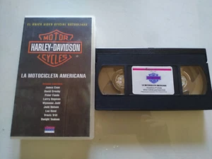 Harley Davidson La Motocicleta Americana 1993 - VHS Cinta Tape PAL Español T2 - Imagen 1 de 4