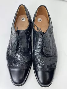 Oxford uomo Allen Edmonds CRANDON nere incrociate taglia 11 - Foto 1 di 6