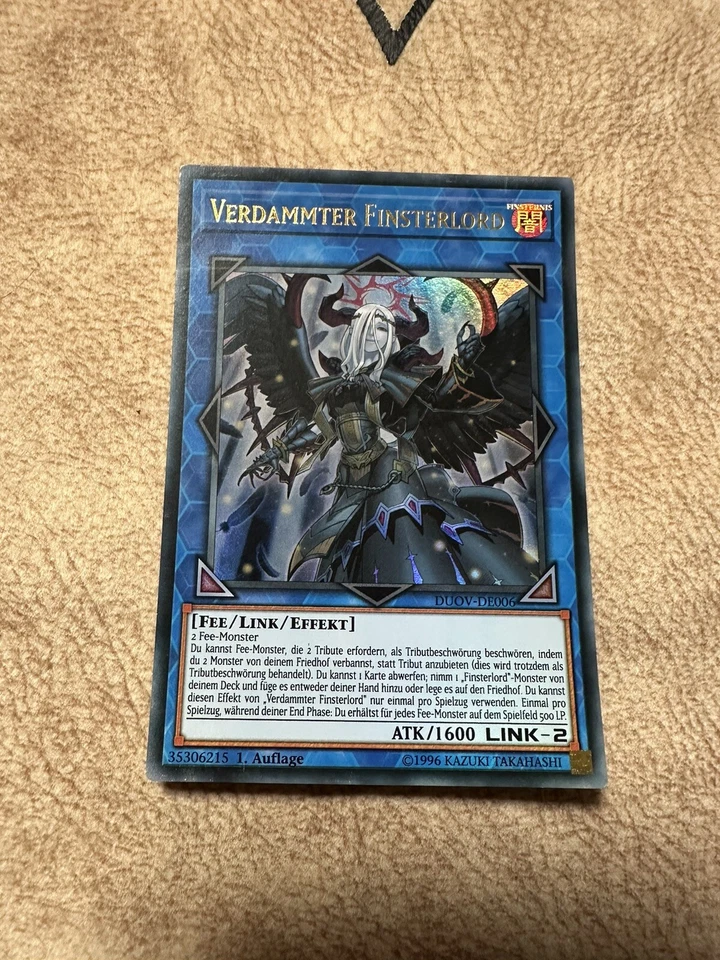 *** CONDEMNED DARKLORD *** ULTRA RARE DUOV-EN006 MINT/NM YUGIOH! GERMAN - Image 1 of 1