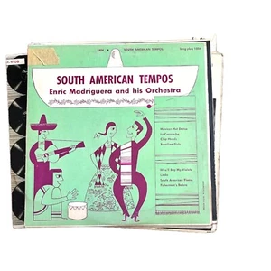 South American Tempos-Enric Madriquera & His Orchestra 1804 Vinyl Lp 10" Vintage - Imagen 1 de 2