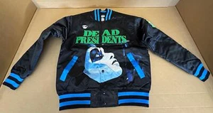 Headgear Classics Men's Dead Presidents 1995 Movie Black Satin Jacket - Picture 1 of 27