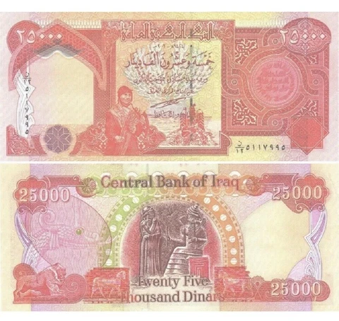 200,000 New Iraqi Dinar- 8 X 25,000 Iraq Dinars Uncirculated 🇺🇸FAST SHIPPING! Cover