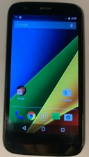 READ 1ST Motorola MOTO G 8GB XT1045 (ATT) Black Cracked Fast Ship Very Good Used