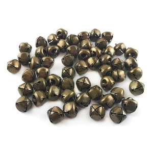 Iron Christmas Jingle Bell Charms Antique Bronze 12.5mm Pack Of 50+ - Picture 1 of 1