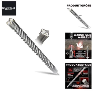 Trapano SDS Plus 40 mm x 600 mm, trapano per pietra, trapano a martello, trapano per calcestruzzo, per pietra, calcestruzzo... - Foto 1 di 9