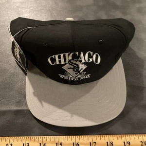 Gorra gorra vintage años 90 Eds West Signature Chicago White Sox Snapback nueva con etiquetas - Imagen 1 de 7