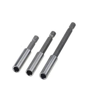 1pc 1/4 Hex Shank Rod Screwdriver Tip Holder Extension Bit Quick Change Socket - Bild 1 von 8