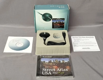 GPS Receiver BU-353 GlobalSat w/CD,Box ,User Guide,USB Clean - Image 1 of 4