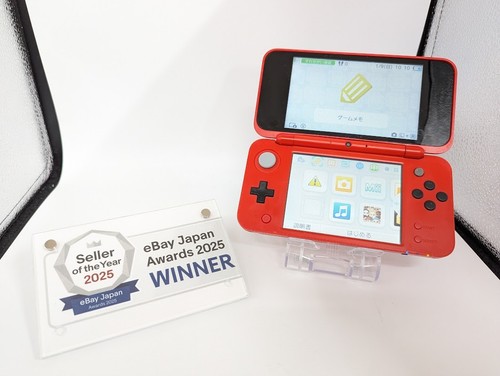 B3197 Nintendo new 2DS console LL XL Red Poke Ball Pokemon Edition JP x ...