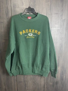 Vintage Green Bay Packers Sweatshirt Mens XL NFL Football Team 90s Logo Sweater - Picture 1 of 8