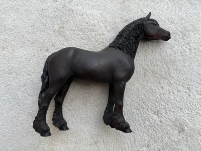 RARE Model Horse Resin North Light Black Large Friesian Draft England UK LE - Image 1 of 3
