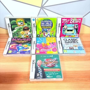 Nintendo DS Game Lot of 7 Bejeweled Twist, Ben Ten Protector of Earth, Mr Bean - Picture 1 of 10
