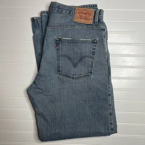 Vintage Levis 569 Jeans Herren 36x34 Blau Loose Straight Light Denim - Bild 1 von 8