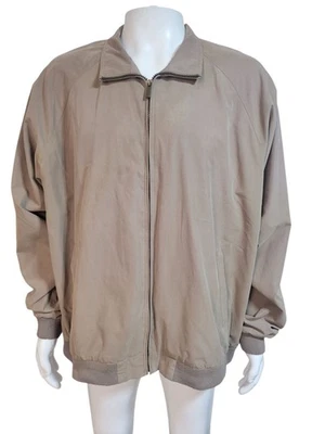 Croft & Barrow Jacket Men's  XL Brown Full Zip Lined Outdoors Casual 2 Pockets - Image 1 of 4