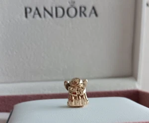 Original PANDORA Charm Engel Hoffnung, 585er Gold, professionell gereinigt - Bild 1 von 3