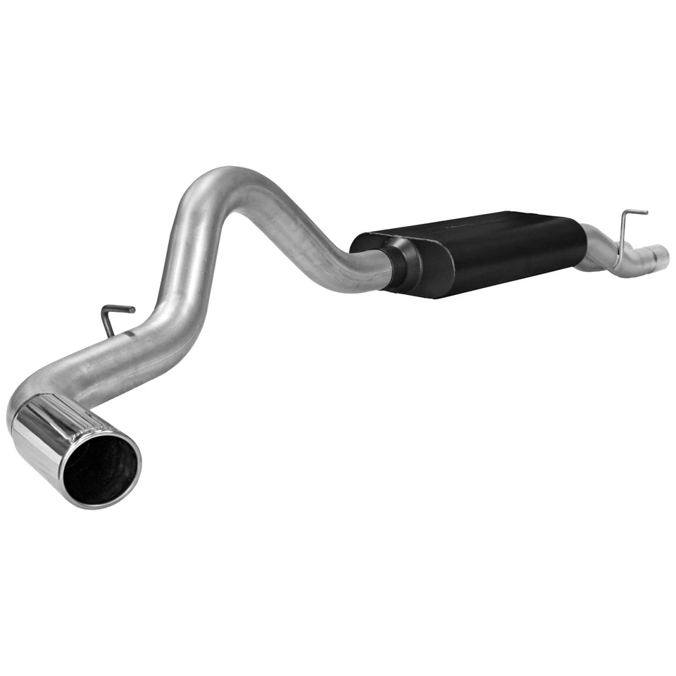 Flowmaster 17328 American Thunder Cat-Back Exhaust 3.5" Aluminized 4" 304 Tip - Image 1 of 4
