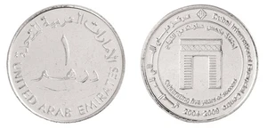 Emirati Arabi Uniti - Emirati Arabi Uniti 1 Dirham, 2009, KM #100, commemorativo come nuovo - Foto 1 di 3
