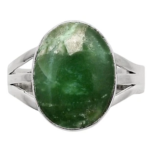 Natural Utah Variscite 925 Sterling Silver Ring s.10 Jewelry R-1003 - Picture 1 of 5