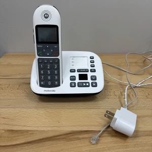 Motorola CD501B Schnurloses Telefon + Ladestation + Stromkabel Voicemail Kurzwahl - Bild 1 von 9