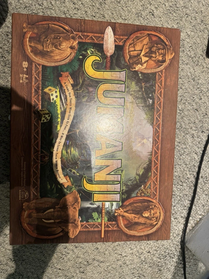 Jumanji - The Classic Adventure Board Game - Spinmaster 2022  - Image 1 of 4