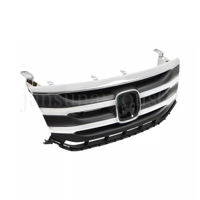 Fits 2011 2012 2013 Honda Odyssey Front Black Grill Grille Chrome Molding Foto 1 de 4