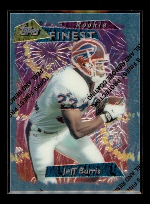 1995 Finest #9 Jeff Burris Buffalo Bills - Image 1 of 2