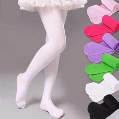 Kids Pantyhose Ballet Dance Tights for Girls Stocking Velvet Professional - Image 1 of 4