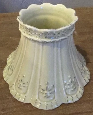 Yankee Candle Topper Salvia Resorte Verde Claro Resorte Gran Tono Borde Festoneado   Foto 1 de 4