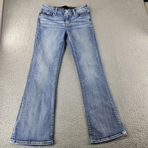Buckle Black Jeans Womens 27x30 Light Blue Mid Rise Bootcut Fit No 53 Stretch - Picture 1 of 16