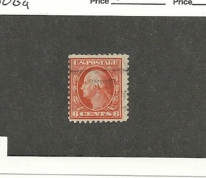 US Scott # 506a, 6 cents red orange, perf 10 at top , f-vf, scv. $8000 - Picture 1 of 2