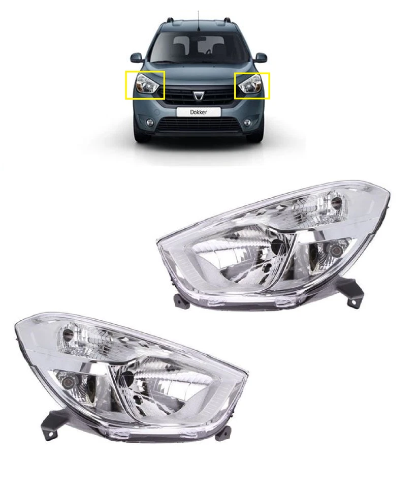 Faro Fanale anteriore per Dacia Lodgy dal 2012 destro
