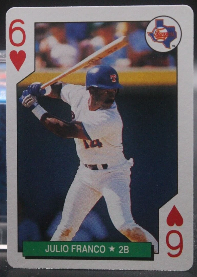 Julio Franco (Rangers) - 1991 U.S. Playing Card Company - Image 1 of 1