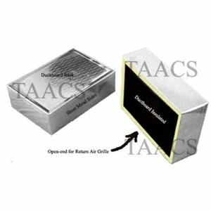 HVAC: Return Air Grille Can / Box. Metal Sides Duckboard Insulated Inside - Picture 1 of 1