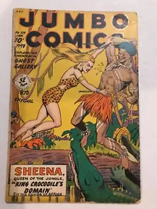 Jumbo Comics #119: Fiction House Jan 1949, Good+; GGA, Sheena, Sky Girl, PRETTY - Bild 1 von 17